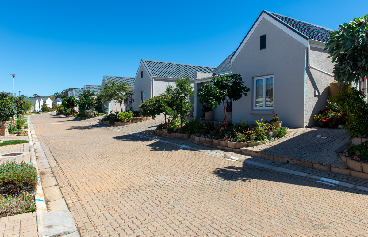 Residential street of homes protected by Service Giant pest control in Manenberg